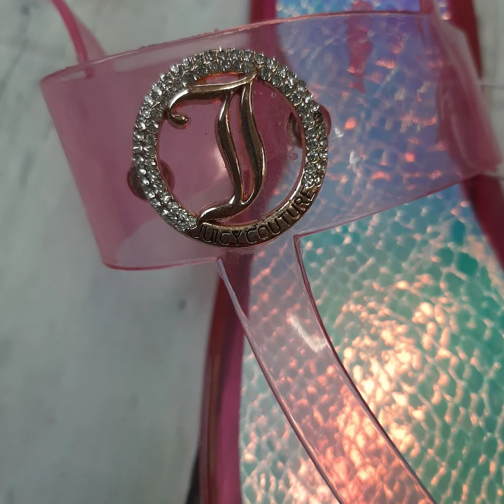 Juicy Couture T-strap jelly sandals